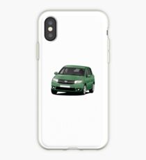 Dacia Sandero - illustration - green iPhone Case
