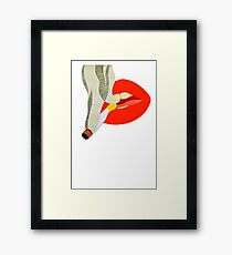 Tom Wesselmann Smoker Banner Framed Print