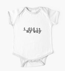 i did it my way (Straight) One Piece - Short Sleeve