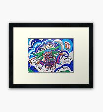 HELI-HOUSE....HELICOPTER Framed Print