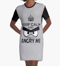 Don't Angry Me Graphic T-Shirt Dress