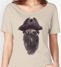 Capt. Blackbone the pugrate Women's Relaxed Fit T-Shirt