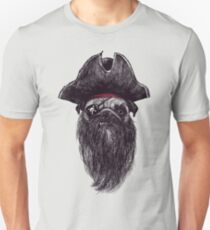 Capt. Blackbone the pugrate Unisex T-Shirt