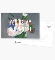 you're my soupsnake Postcards