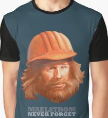 Maelstrom - Never Forget - Construction Worker Graphic T-Shirt