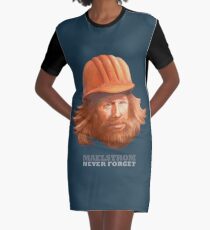 Maelstrom - Never Forget - Construction Worker Graphic T-Shirt Dress