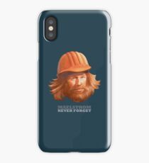 Maelstrom - Never Forget - Construction Worker iPhone Case