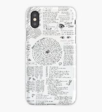 Walk The Moon- Talking is Hard LYRIC SHEET iPhone Case