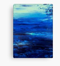 Large, Abstract art, Contemporary art, Painting 36" Original abstract painting textured Painting abstract painting art OCEAN MIST Canvas Print