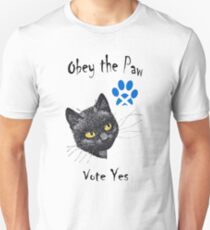 Obey the Cat Paw Scottish Independence T-Shirt Slim Fit T-Shirt