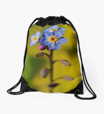 Forget-Me-Not Drawstring Bag