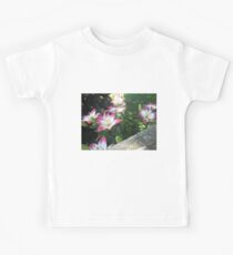 Pink and White Bursts Kids Tee