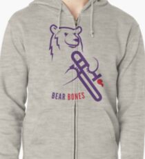 Bear Bones Zipped Hoodie