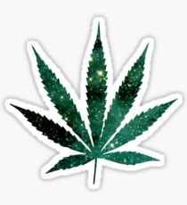 Galactic Pot Leaf Sticker