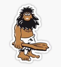 Stone Age man caveman funny Sticker