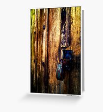 Padlock Greeting Card