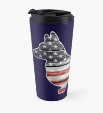 Patriotic Corgi Travel Mug