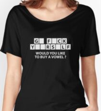 Would You Like To Buy A Vowel? Women's Relaxed Fit T-Shirt