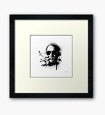 Hunter S. Thompson B&W Print Framed Print