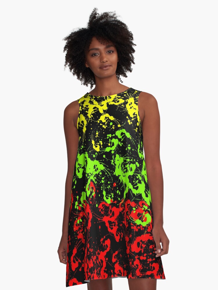 Paint Splatter Dress