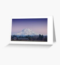 Mount Rainer, Graham Washington Greeting Card