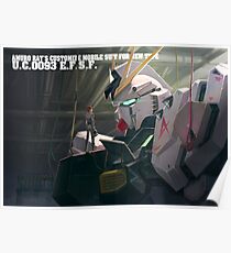 Póster Nu Gundam en Hangar