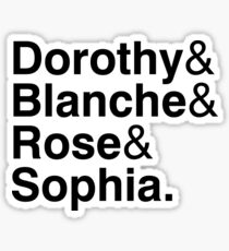 GOLDEN GIRLS Sticker