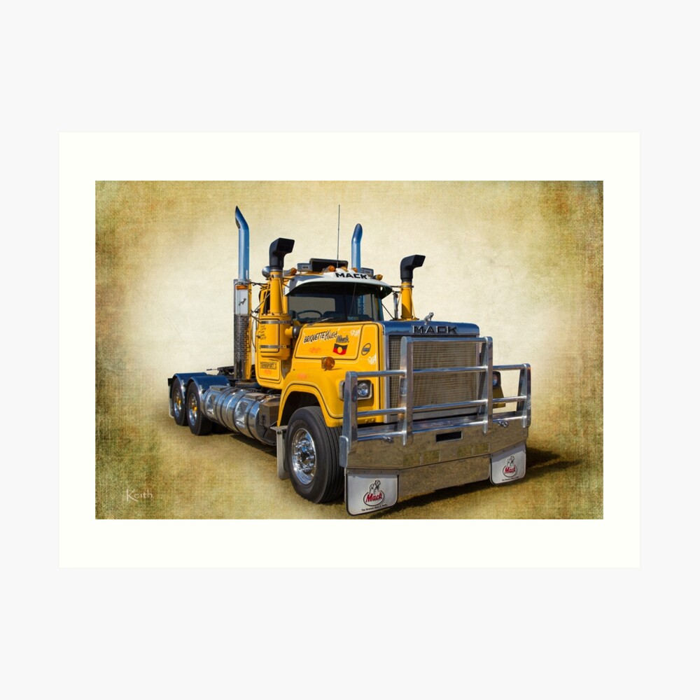 Mack Truck Art Print