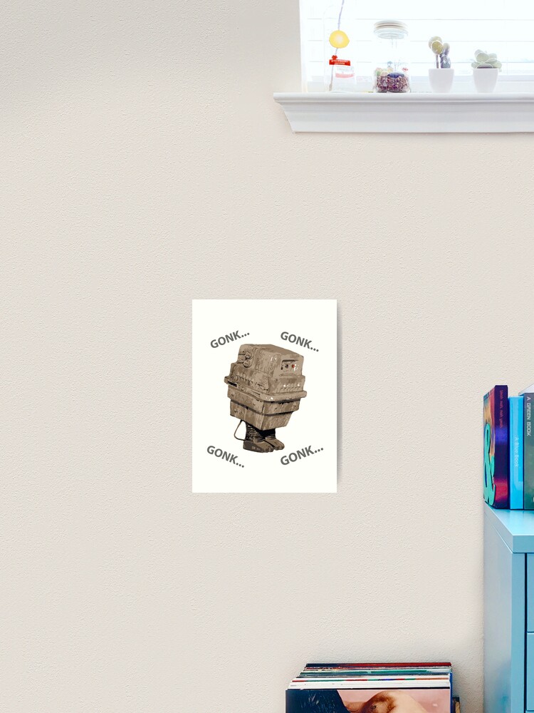 Gonk Droid Power Droid Art Print By Vbromann Redbubble