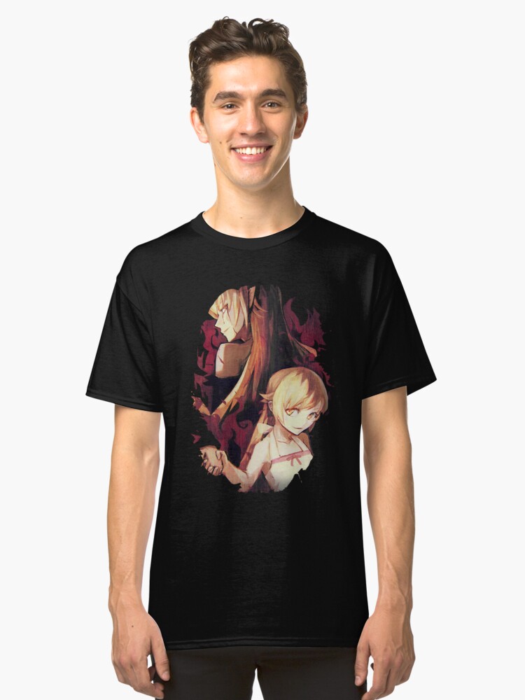 quot shinobu monogatari quot classic t shirt by hxhmonogatari quot shinobu monogatari quot classic t shirt by hxhmonogatari