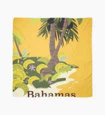 Take a Vacation Bahamas vintage travel poster Scarf