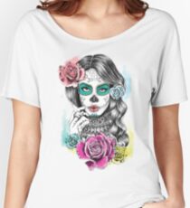 Aaliyah, Day of the Dead Women's Relaxed Fit T-Shirt