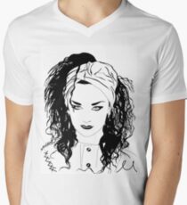 BOY GEORGE (Black & white vers.) Men's V-Neck T-Shirt
