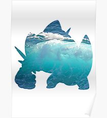 Mega Swampert used Hydro Pump Poster