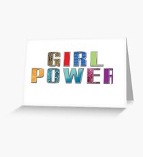 Girl Power Greeting Card