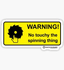 Touchy Sticker