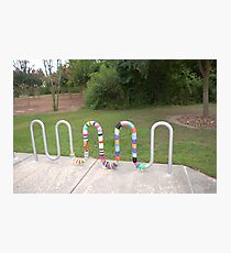 Knitted Worm Photographic Print