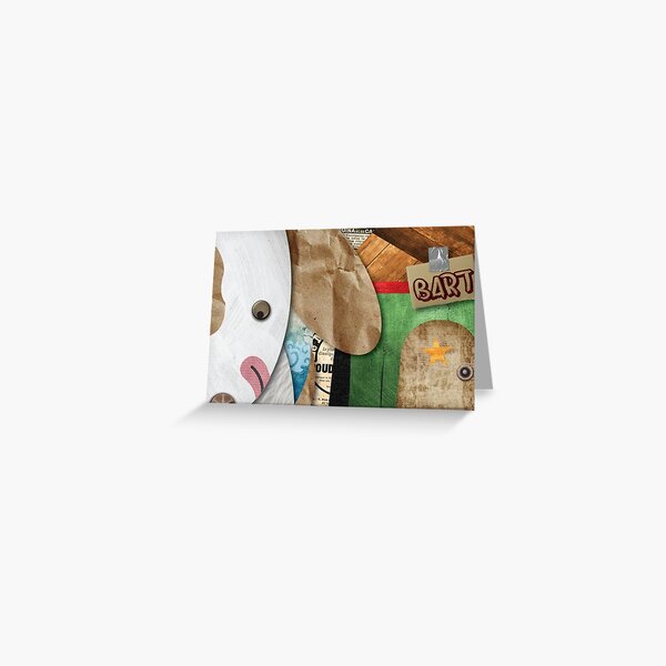 Bart at Home Greeting Card