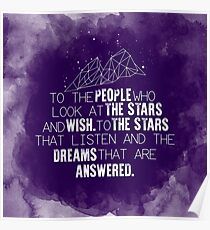 A Court of Mist & Fury - To the people who look at the stars... Poster