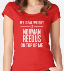 Ideal weight - Norman Reedus Women's Fitted Scoop T-Shirt