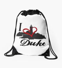 Haven I Love Duke Logo Drawstring Bag