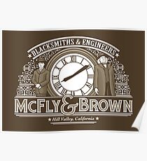 McFly & Brown Blacksmiths Poster