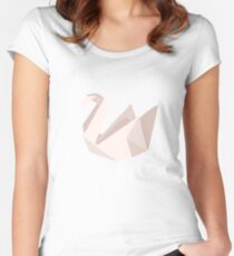 Prison Break - Origami Swan Women's Fitted Scoop T-Shirt