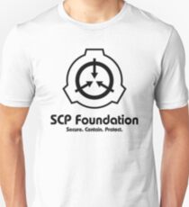 SCP Foundation (in Black) Unisex T-Shirt