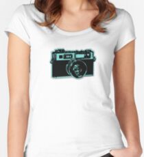 old fashion camera Women's Fitted Scoop T-Shirt