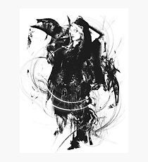 Liliana Vess in Black Photographic Print