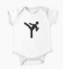 Martial arts kick symbol One Piece - Short Sleeve