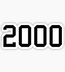 2000 Sticker