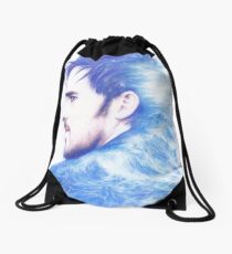 Born With The Sea In His Blood Drawstring Bag