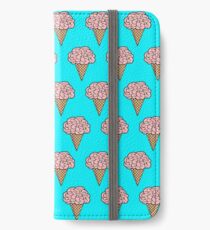 Mellow Brains Scattered cones Aqua iPhone Wallet/Case/Skin